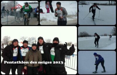 A team from VIRIDIS environnement participates in the Corporate Challenge of the 2013 Snow Pentathlon