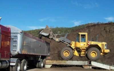 Les travaux vont bon train sur le site de compostage de Saint-Luc-de-Vincennes