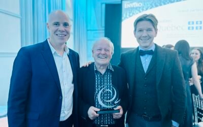 13e édition du Gala Envirolys : Viridis Environnement reconnue par ses pairs comme entreprise leader dans le développement de l’économie verte au Québec, par le CETEQ